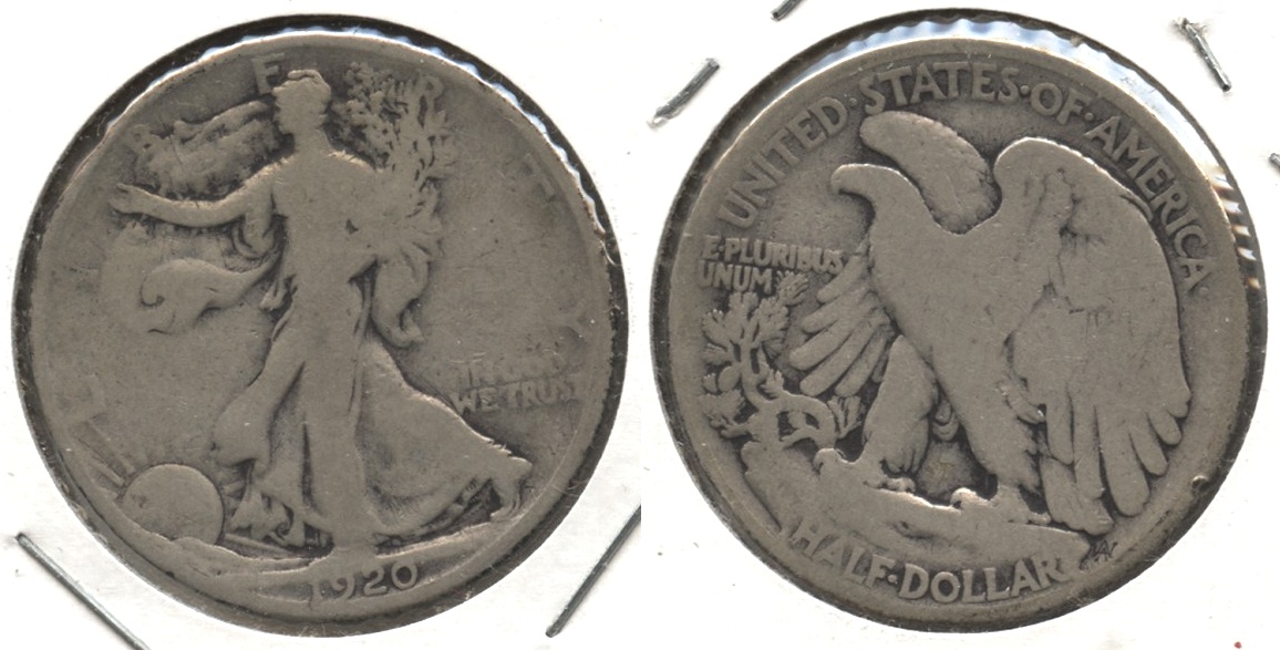 1920 Walking Liberty Half Dollar Good-4 #l