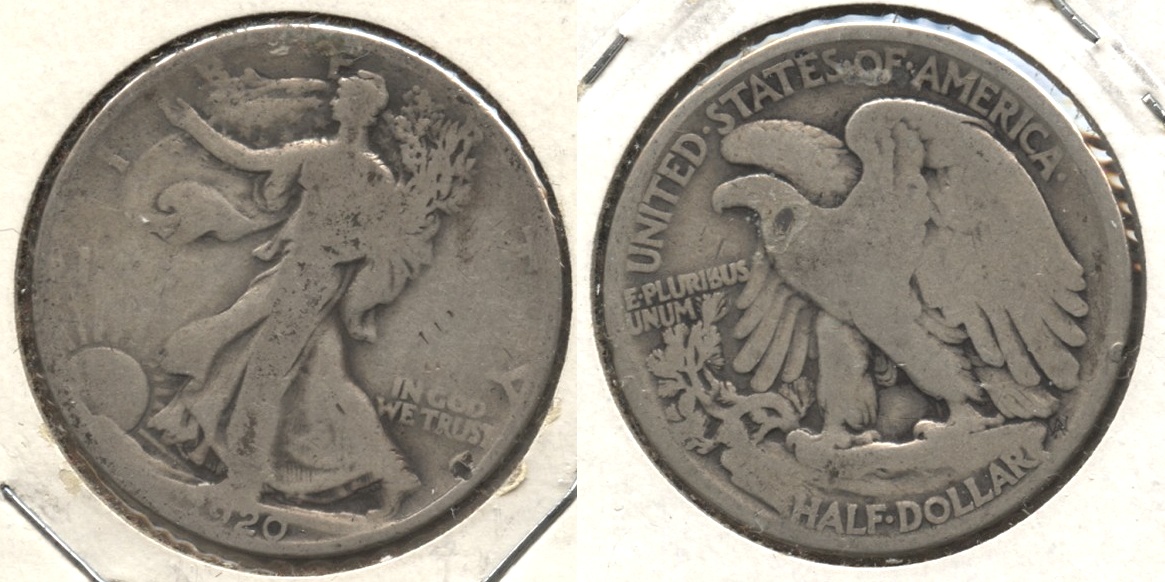 1920 Walking Liberty Half Dollar Good-4 #m
