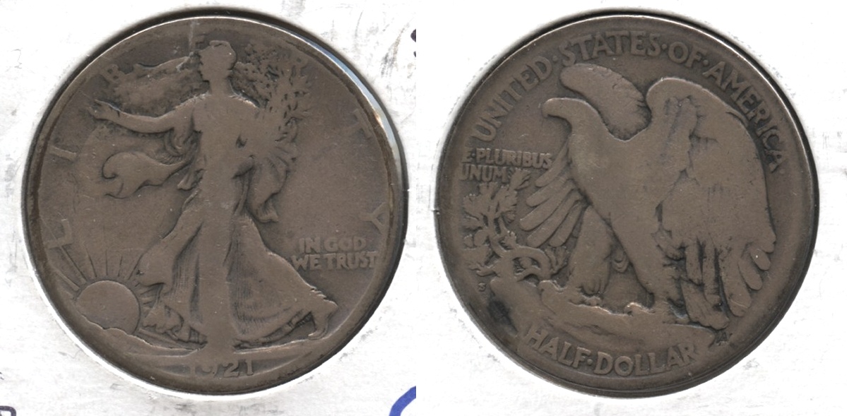 1921-S Walking Liberty Half Dollar Good-4 #d