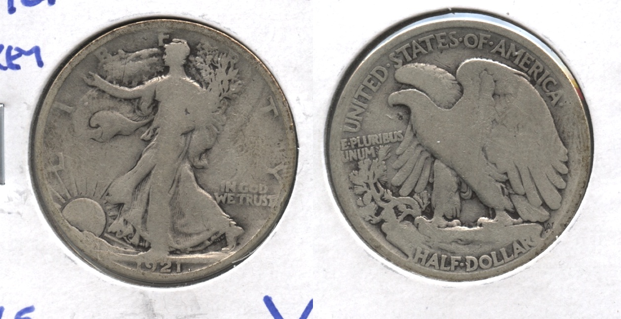 1921 Walking Liberty Half Dollar Good-4