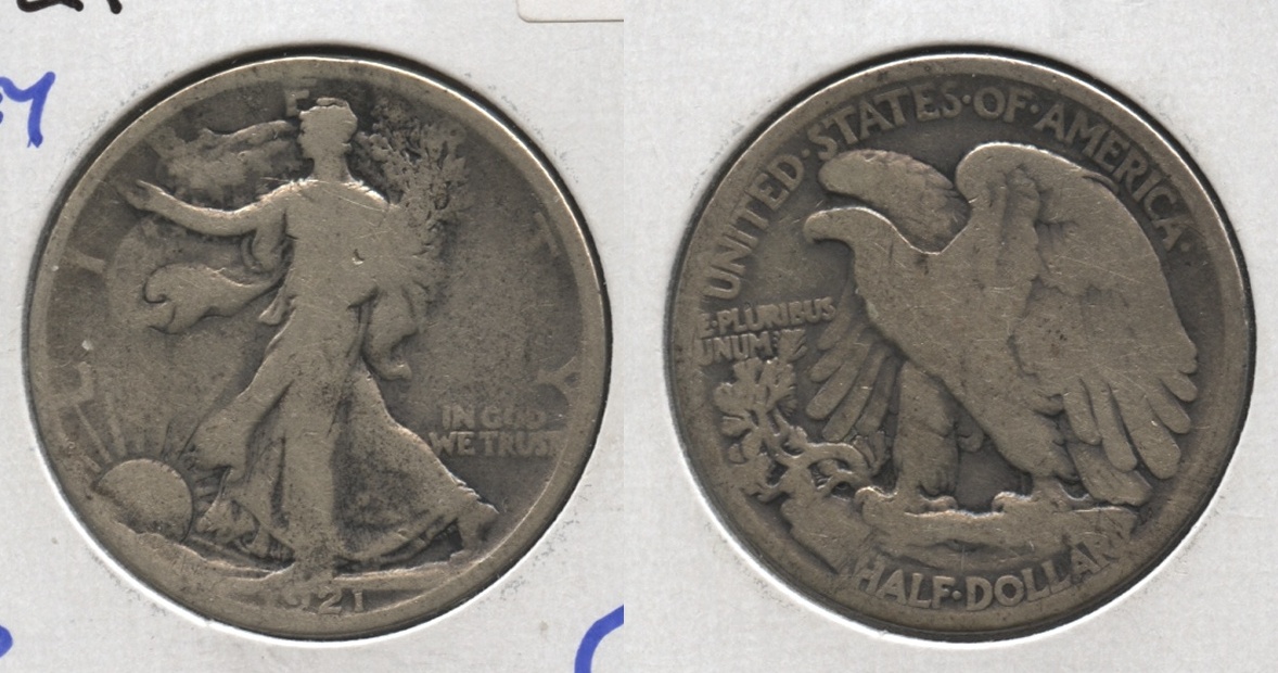 1921 Walking Liberty Half Dollar Good-4 #a