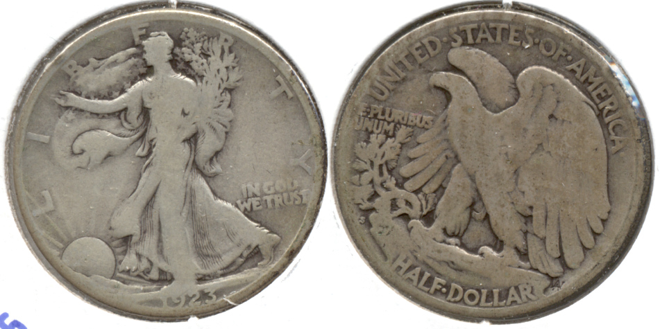 1923-S Walking Liberty Half Dollar Good-4 c
