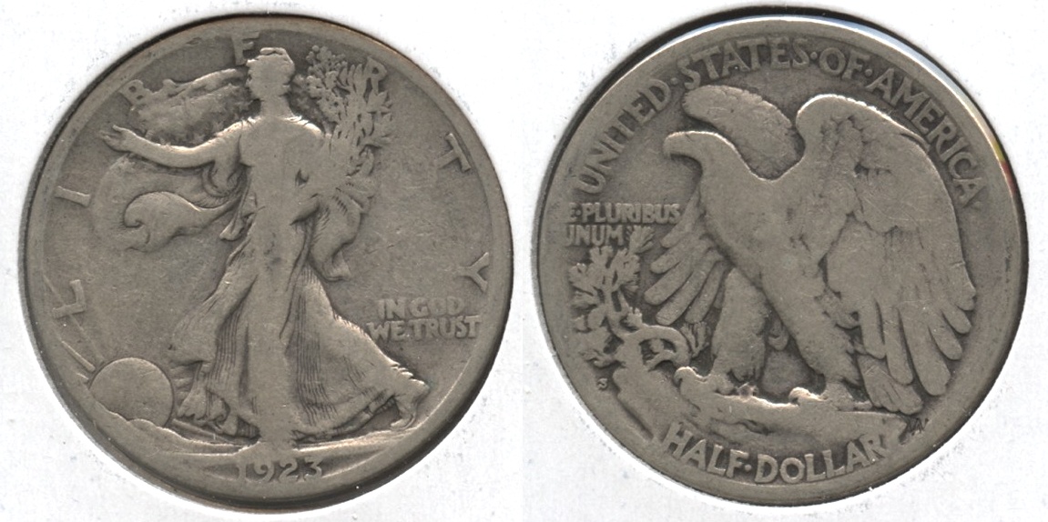 1923-S Walking Liberty Half Dollar Good-4 #g