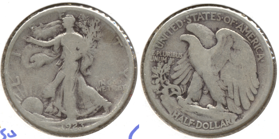 1923-S Walking Liberty Half Dollar Good-6