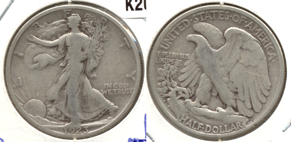 1923-S Walking Liberty Half Dollar VG-8