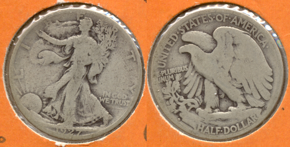 1927-S Walking Liberty Half Dollar Good-4 c