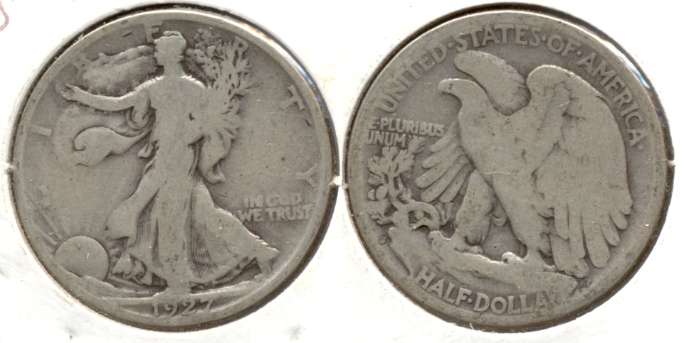 1927-S Walking Liberty Half Dollar Good-4 d