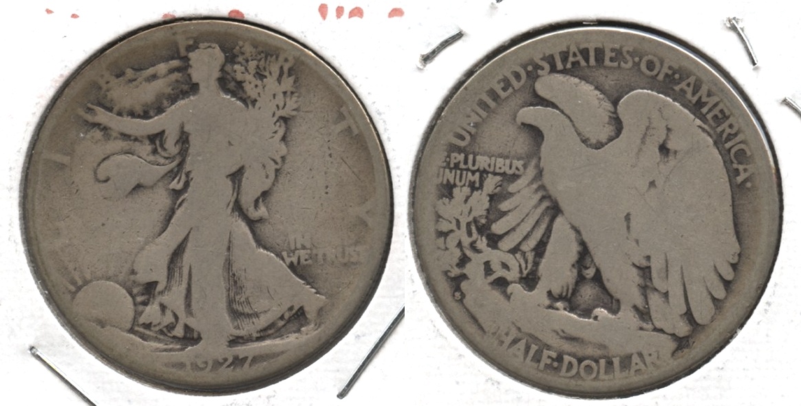 1927-S Walking Liberty Half Dollar Good-4 #w