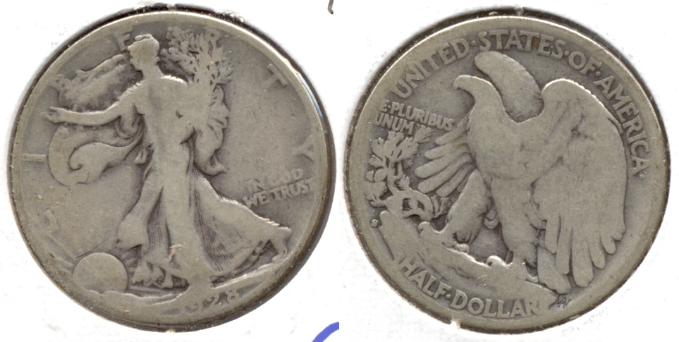 1928-S Walking Liberty Half Dollar Good-4 b