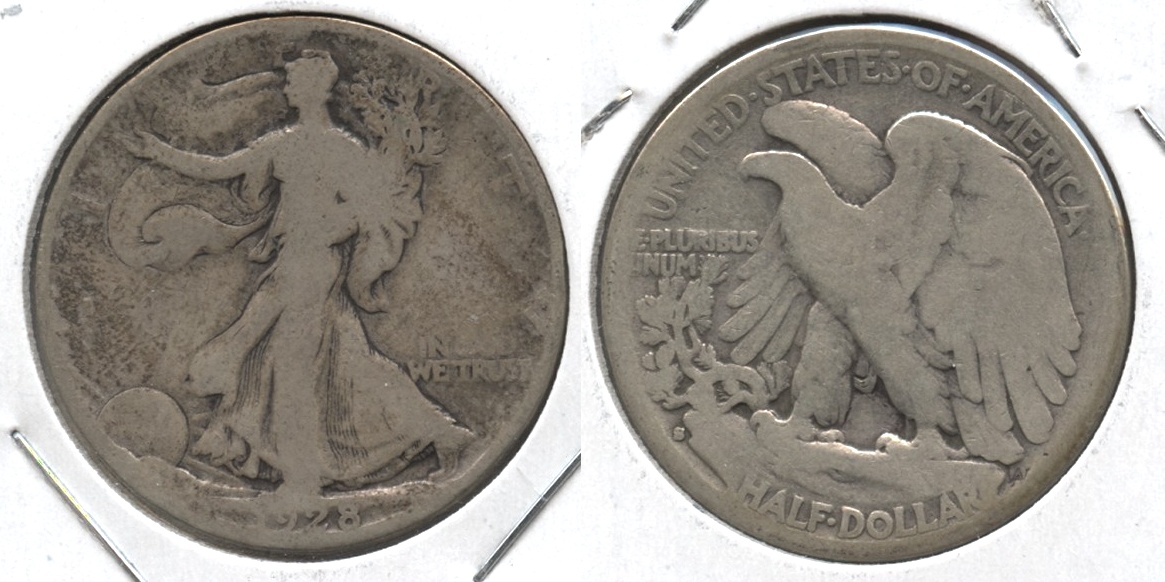 1928-S Walking Liberty Half Dollar Good-4 #g
