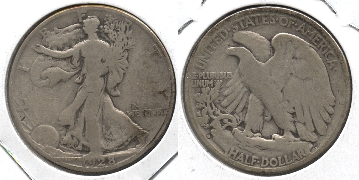 1928-S Walking Liberty Half Dollar Good-4 #l