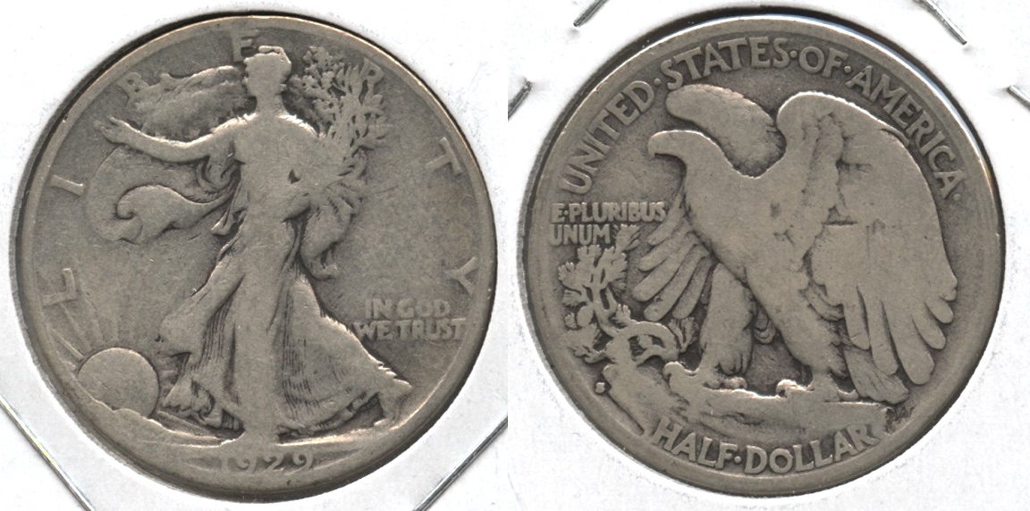 1929-S Walking Liberty Half Dollar Good-4 #i