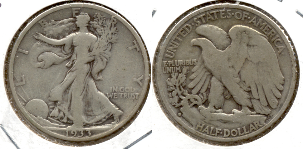 1933-S Walking Liberty Half Dollar Fine-12 i