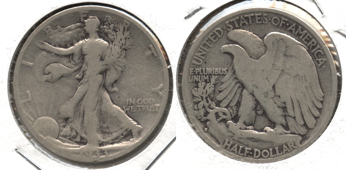 1933-S Walking Liberty Half Dollar VG-8 #t