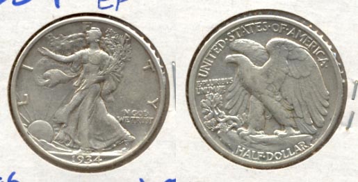 1934 Walking Liberty Half Dollar EF-40