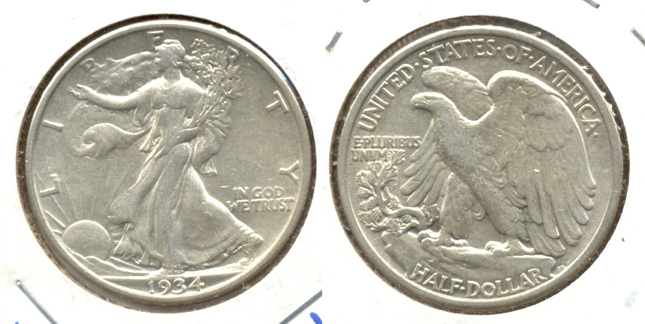 1934 Walking Liberty Half Dollar EF-40 b