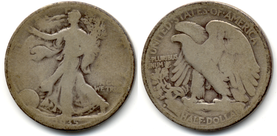 1935-D Walking Liberty Half Dollar Good-4