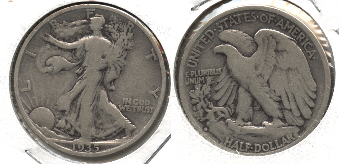 1935-S Walking Liberty Half Dollar VG-8 #b