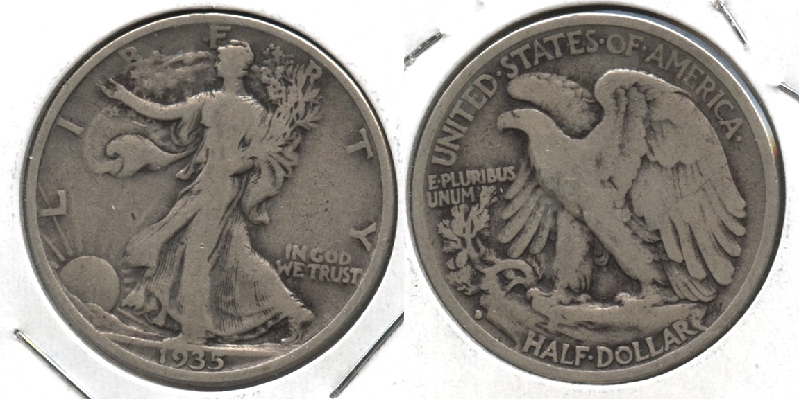 1935-S Walking Liberty Half Dollar VG-8 #j