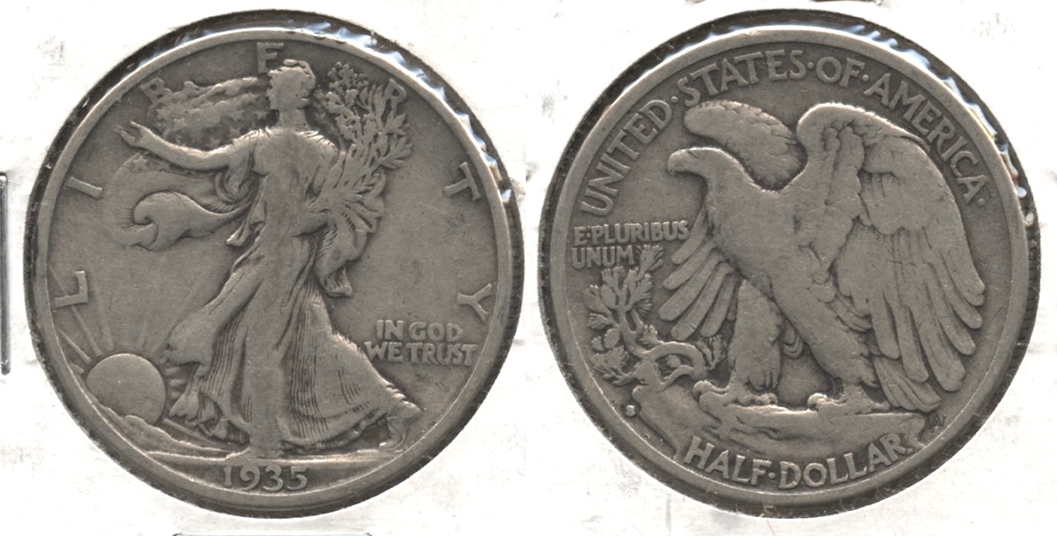 1935-S Walking Liberty Half Dollar VG-8 #r