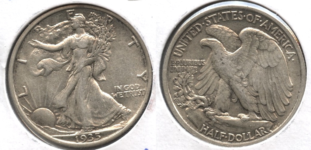 1935 Walking Liberty Half Dollar AU-50 #i