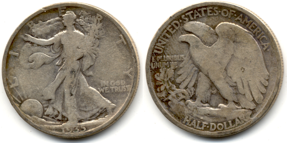 1935 Walking Liberty Half Dollar Good-4