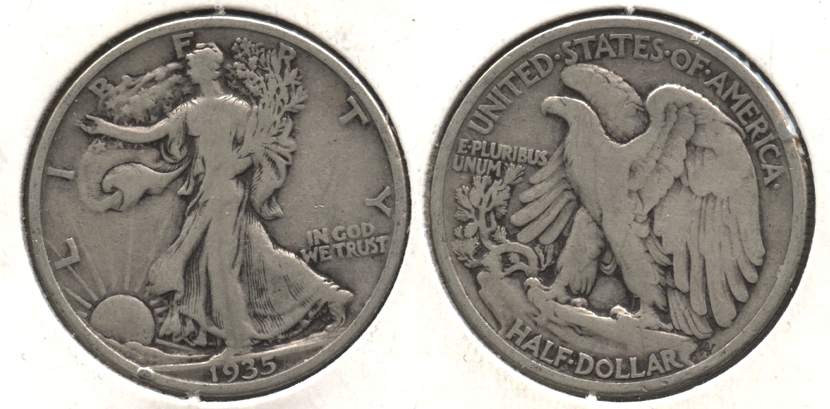 1935 Walking Liberty Half Dollar VG-8 #x