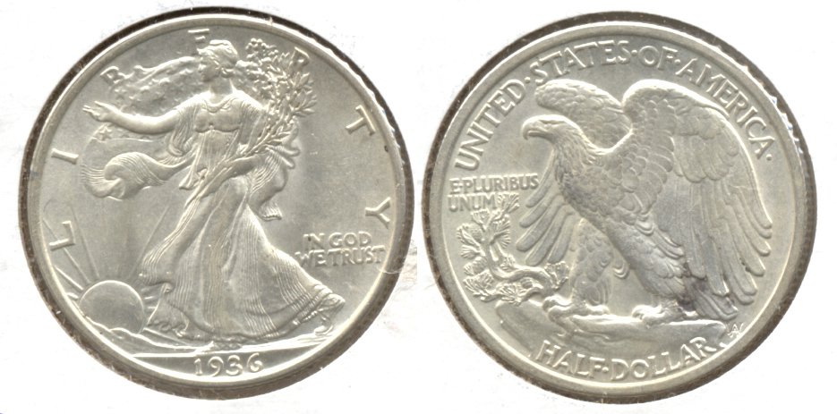 1936 Walking Liberty Half Dollar MS-60