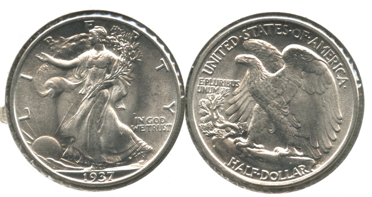 1937 Walking Liberty Half Dollar MS-63 #a