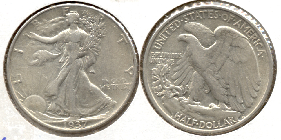 1937 Walking Liberty Half Dollar VF-20 a