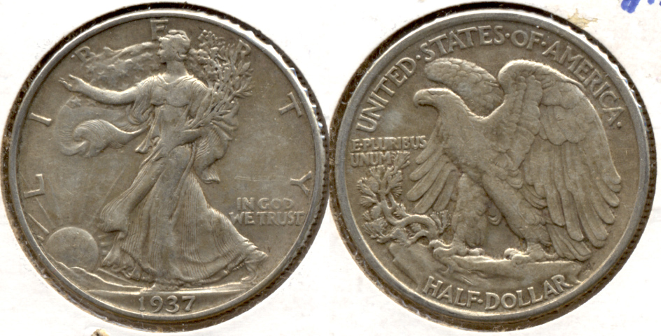 1937 Walking Liberty Half Dollar VF-20 l