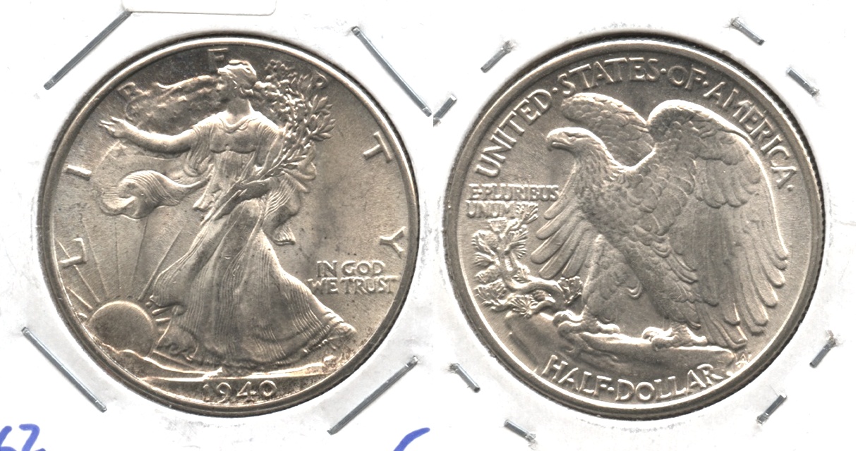 1940 Walking Liberty Half Dollar MS-64 #a