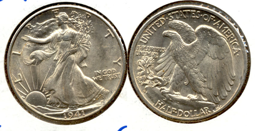 1941-D Walking Liberty Half Dollar MS-63
