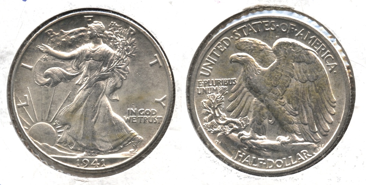1941-D Walking Liberty Half Dollar MS-63 #c