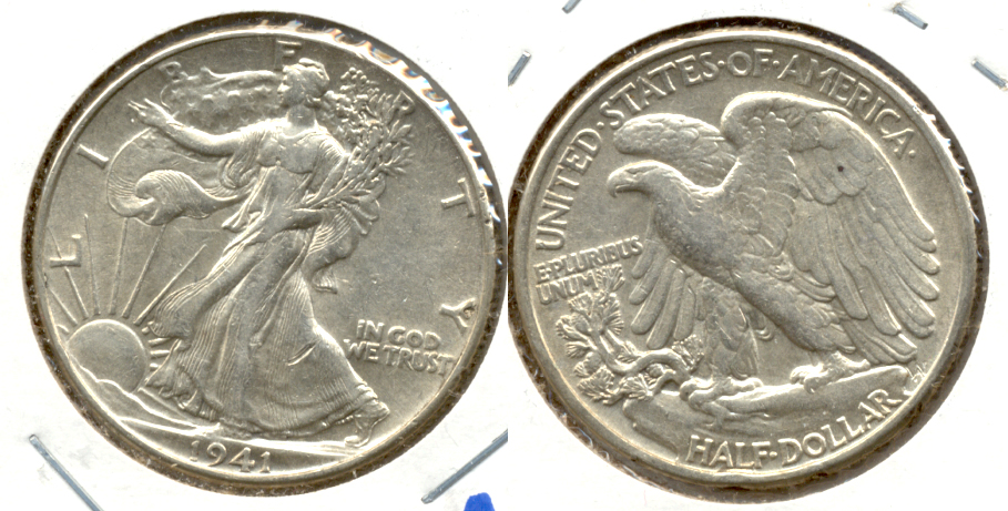 1941 Walking Liberty Half Dollar AU-50 i