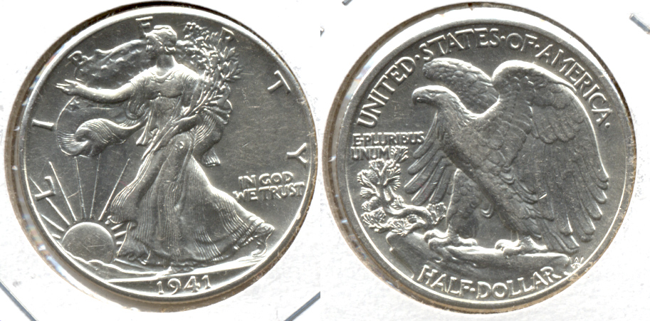 1941 Walking Liberty Half Dollar AU-50 n
