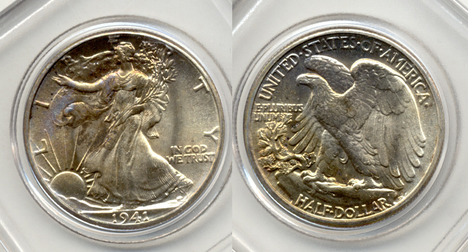 1941 Walking Liberty Half Dollar AU-55 i