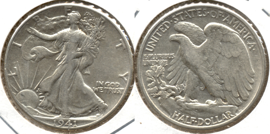 1941 Walking Liberty Half Dollar EF-40 a