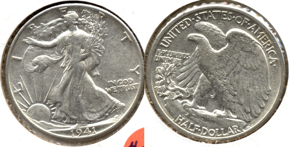 1941 Walking Liberty Half Dollar EF-40 e