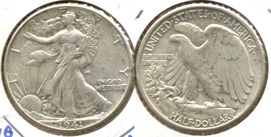 1941 Walking Liberty Half Dollar EF-45