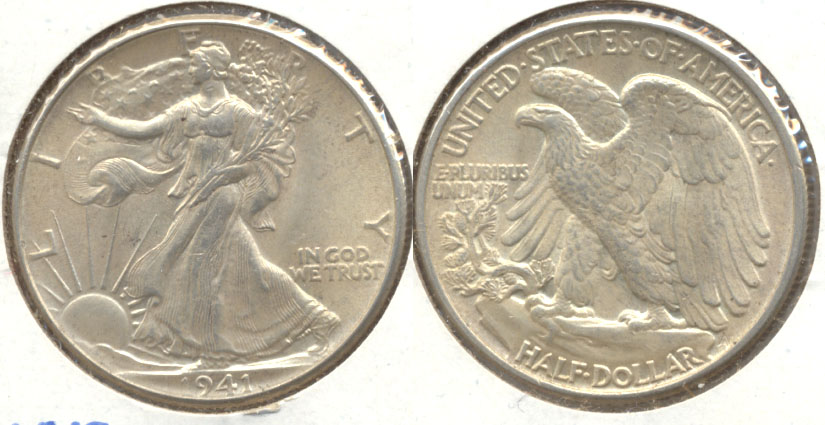 1941 Walking Liberty Half Dollar MS-60