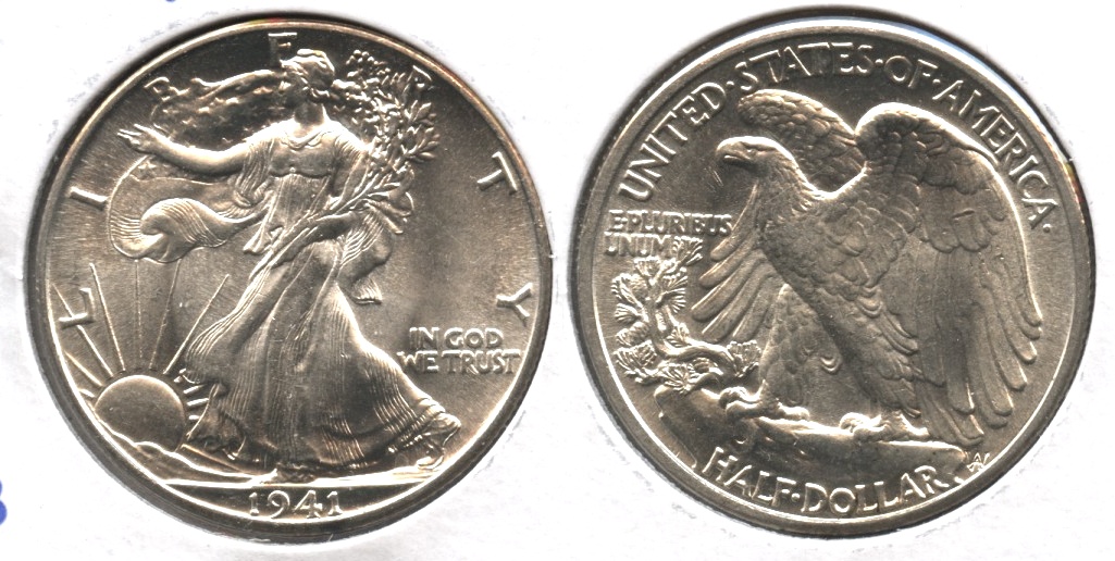 1941 Walking Liberty Half Dollar MS-63