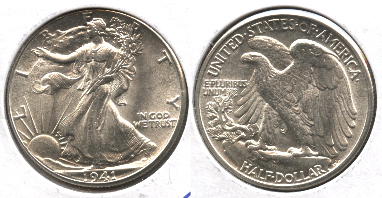 1941 Walking Liberty Half Dollar MS-63 #a