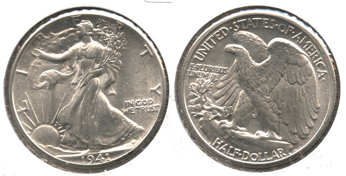 1941 Walking Liberty Half Dollar MS-63 #d