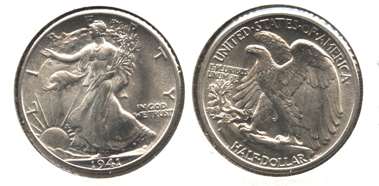 1941 Walking Liberty Half Dollar MS-63 #g