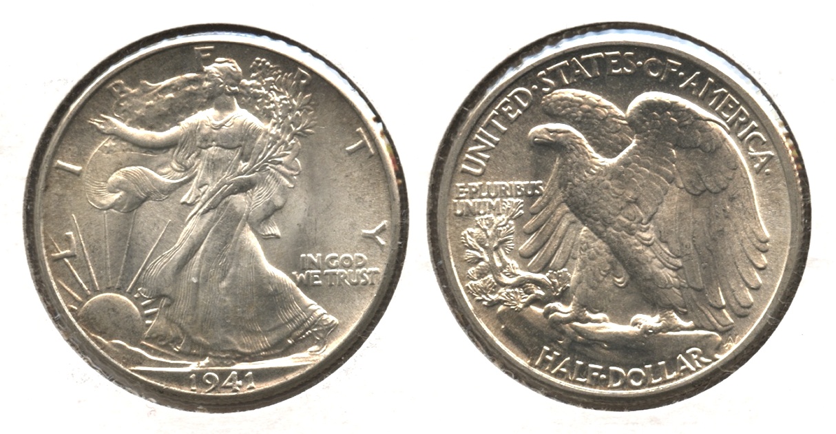 1941 Walking Liberty Half Dollar MS-63 #h