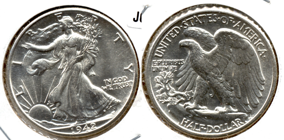 1942 Walking Liberty Half Dollar MS-63 g