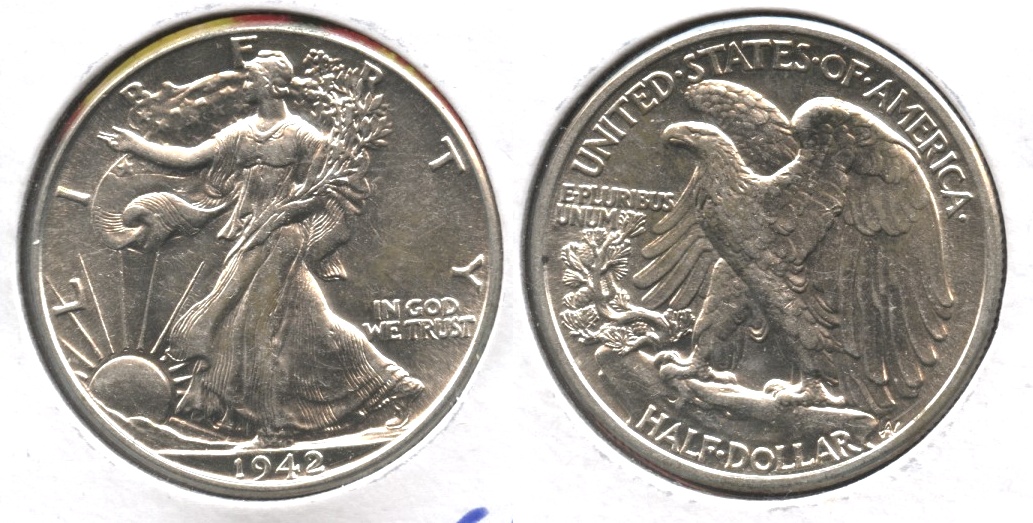 1942 Walking Liberty Half Dollar MS-63 #l