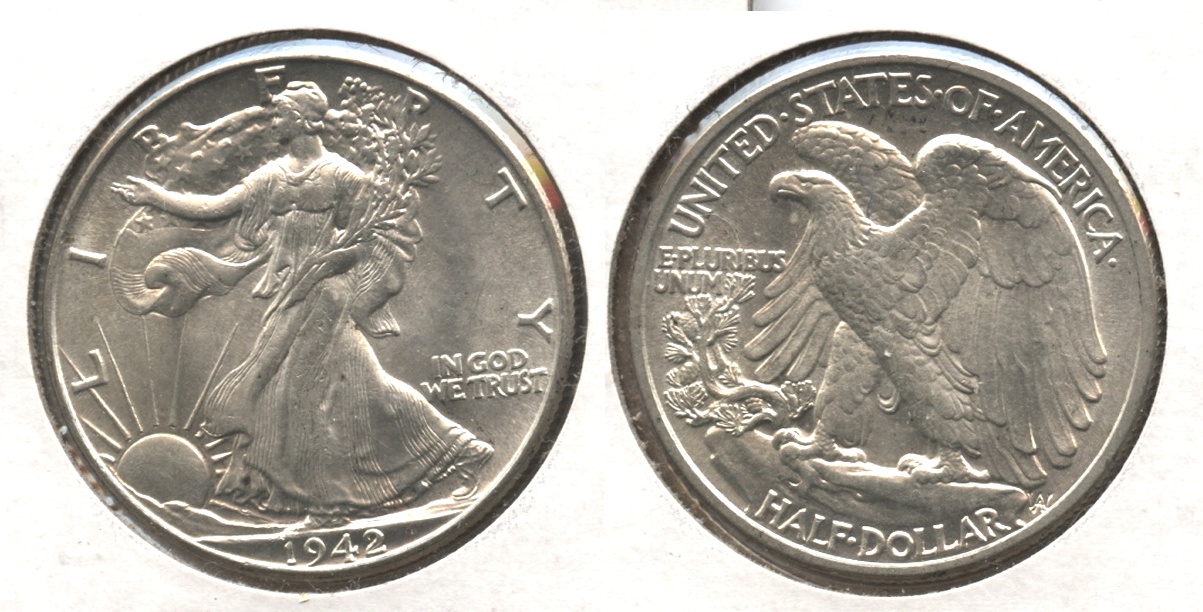 1942 Walking Liberty Half Dollar MS-63 #r