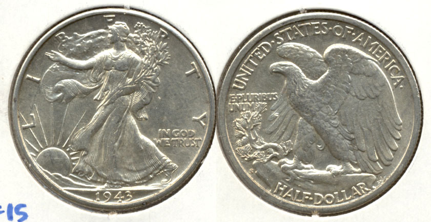 1943-S Walking Liberty Half Dollar AU-50 c